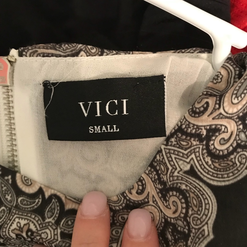 Imagine Printed Satin Shift Dress!!! - Picture 5 of 7